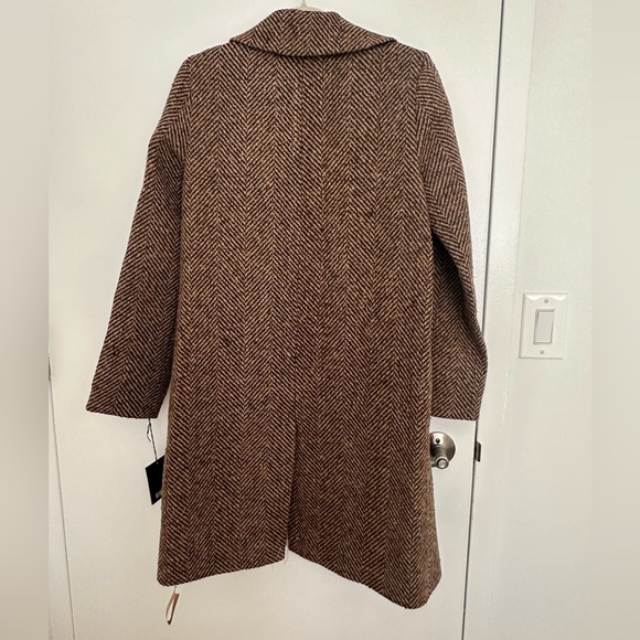 NWT Reformation Lasker Coat in Houndstooth Size XS - Picture 2 of 4